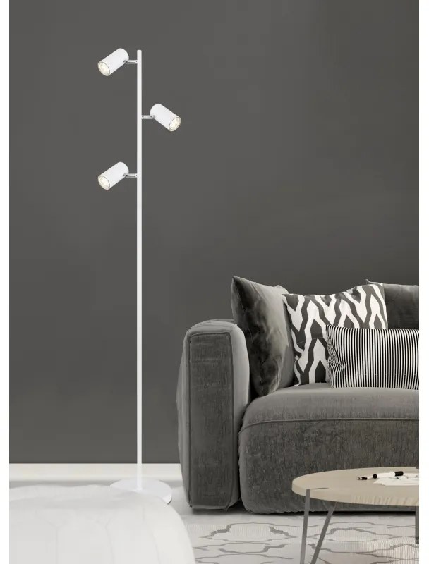 Lampadar / lampa de podea design modern Robby alb 57910SW GL