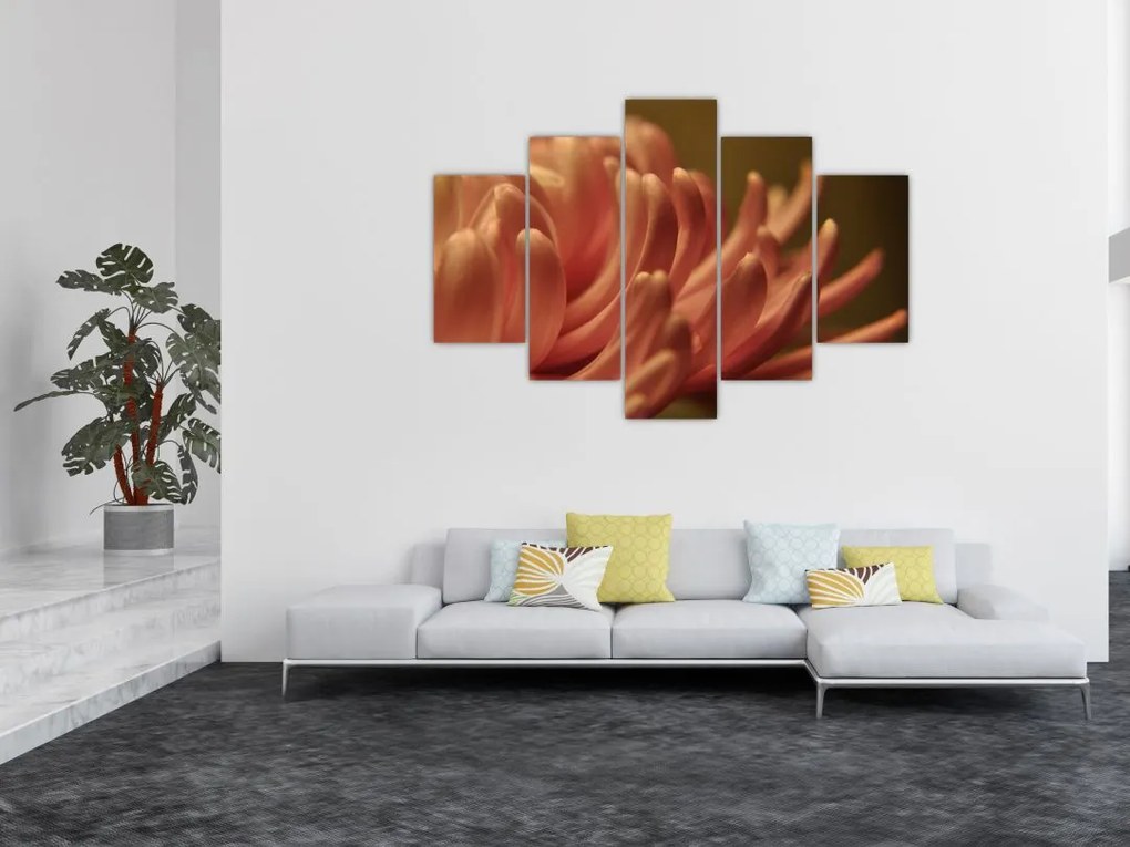 Tablou cu detailu florii (150x105 cm)