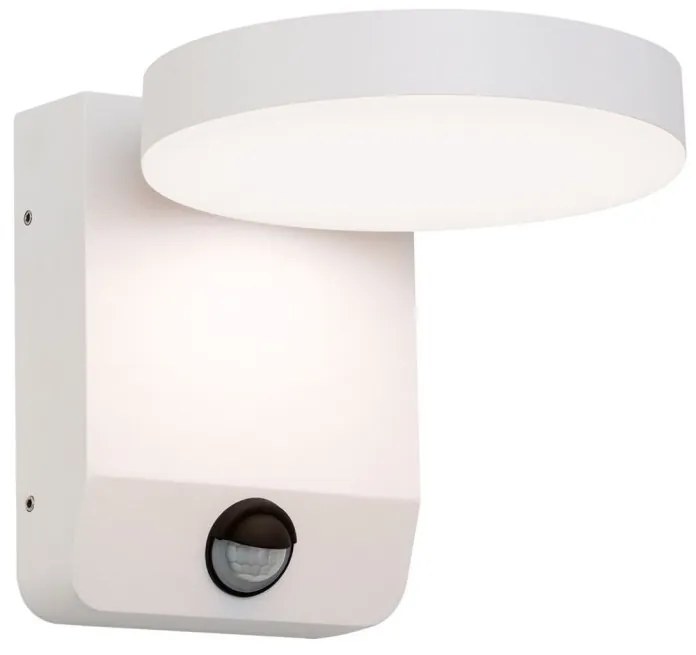 Aplica LED de exterior cu senzor de miscare IP54 HENDRYK alba