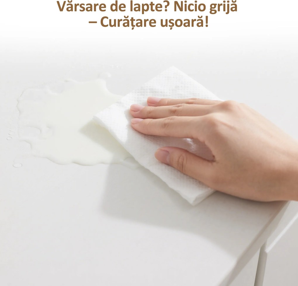 HOMCOM Mobilier de Bucătărie cu Sertar și 2 Dulapuri cu Rafturi Reglabile Alb | Aosom Romania