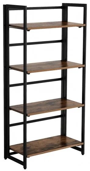 Raft Vintage 4 Polite, Maro Rustic, 60 x 30 x 125.5 Cm