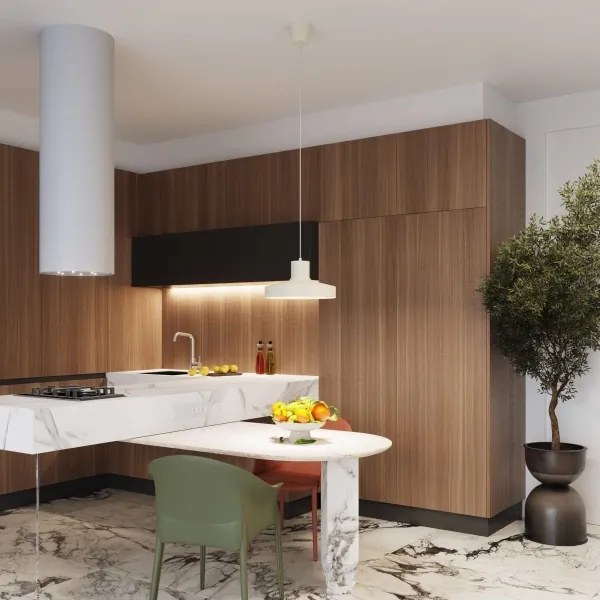 Lustră pe cablu Sollux SL.1704 BILO 1xE27/15W/230V d. 35 cm crem