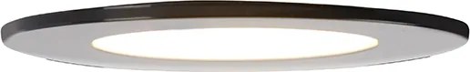 Set de 6 spoturi încastrate moderne negre, incl. LED, reglabile în 3 trepte, IP65 - Blanca