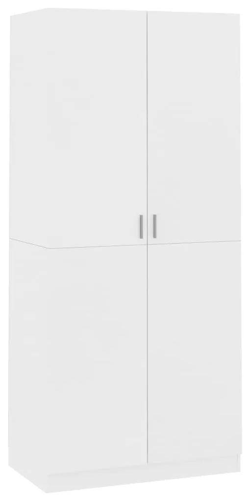 Sifonier, alb, 90x52x200 cm, PAL Alb, 1