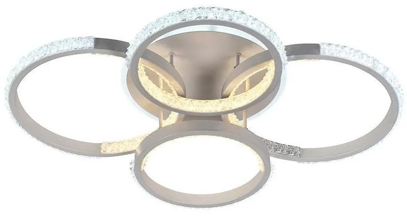 Lustră LED dimabilă aplicată LED/80W/230V 3000-6500K + telecomandă