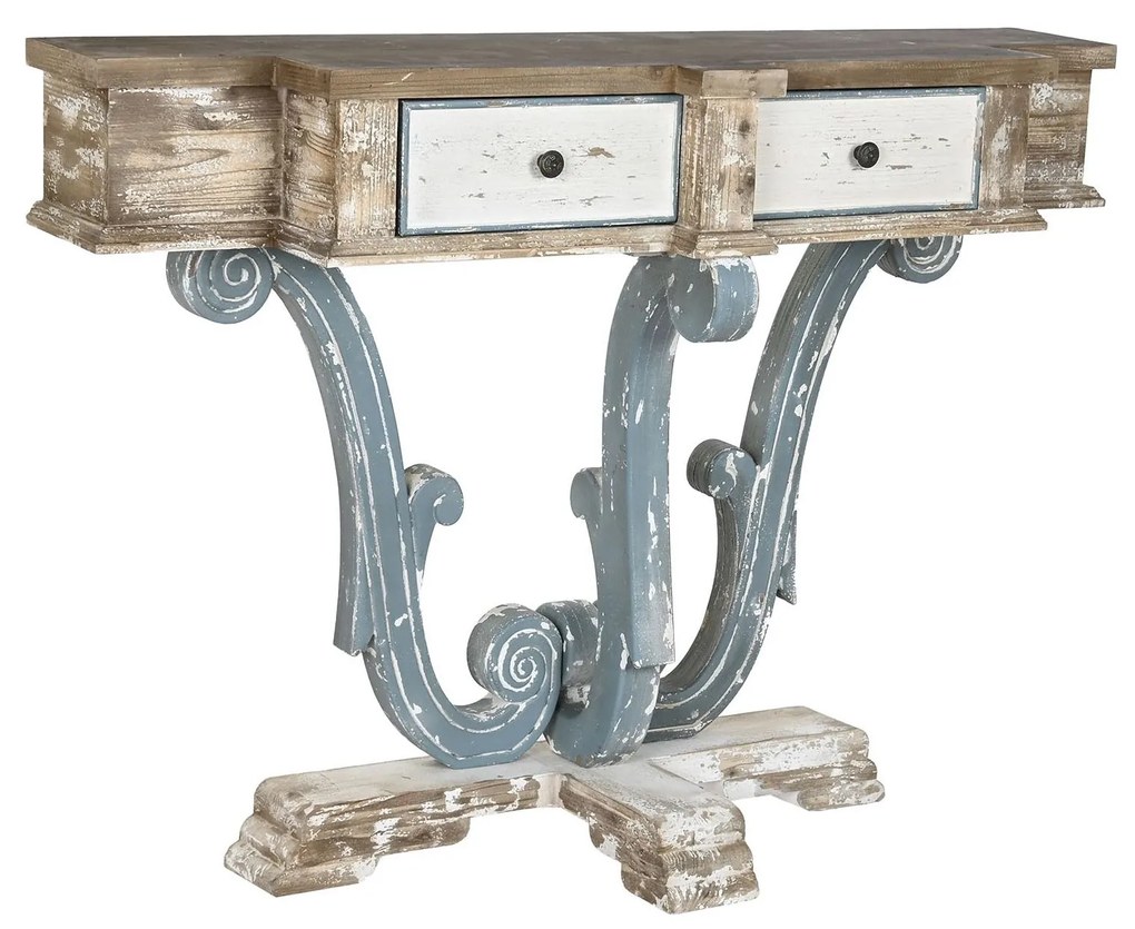 Consola Epoch din lemn antichizat gri 127x38x92.5 cm