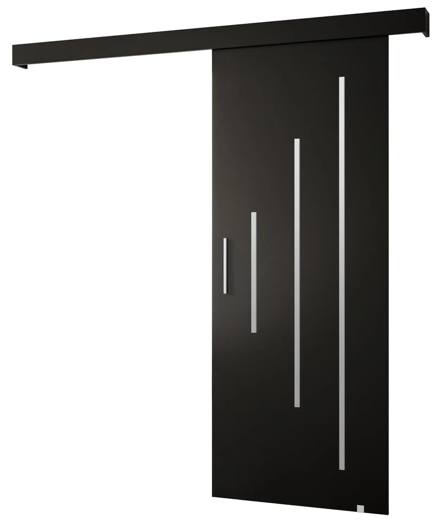 Uși culisante 70 cm Slavdro 3 (negru mat). 1108773