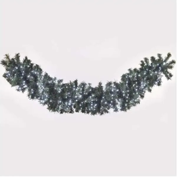 Instalație LED de Crăciun de exterior 600xLED/17m IP44 alb rece