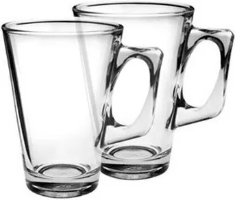 Set căni din sticlă VELA 240 ml, 2 buc.