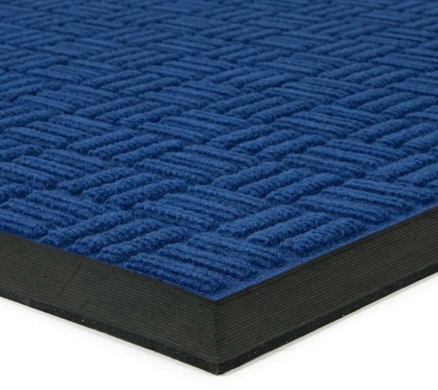 Covoraș pentru curățare textil Criss Cross 60 x 90 x 0,8 cm, albastru