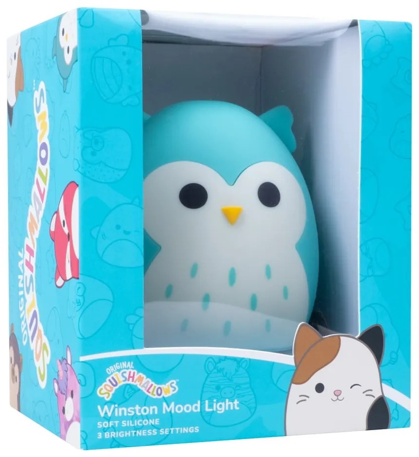 Lampă de veghe pentru copii albastră Fizz Winston – SQUISHMALLOWS