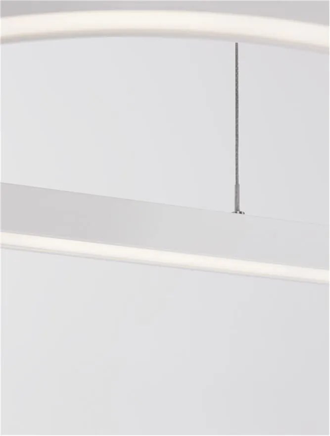 Lustra LED suspendata design modern QUERALT alba