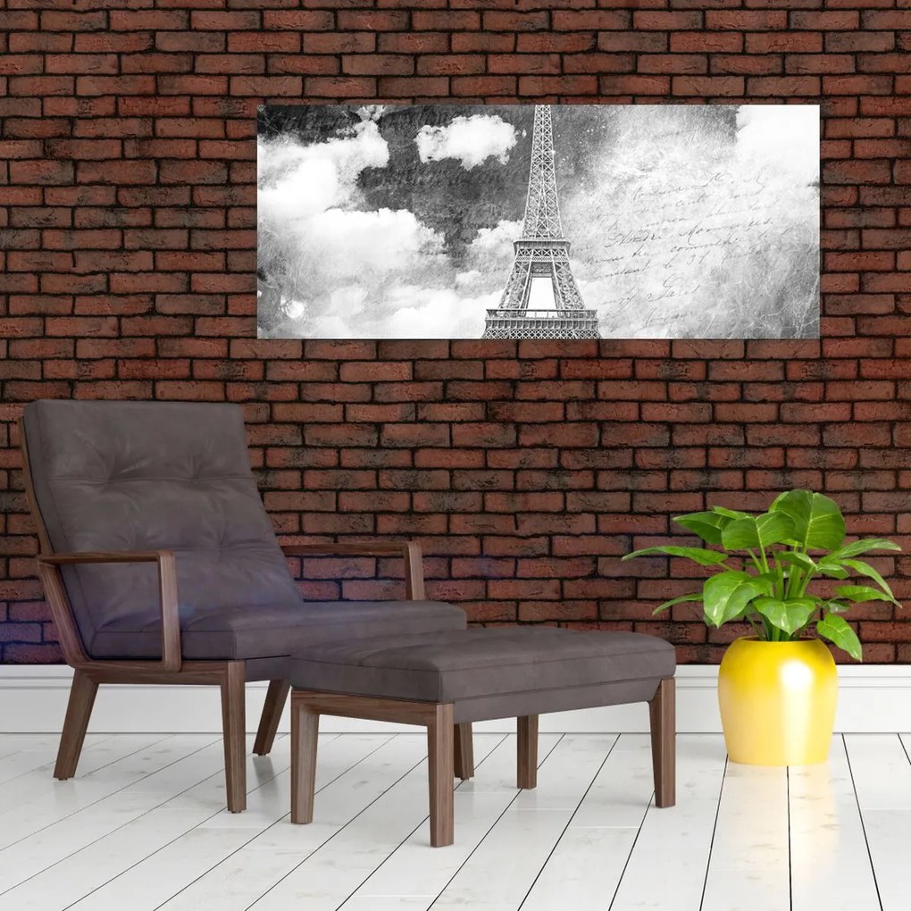 Tablou - Carte poștală de epocă a orașului N⁰3 (120x50 cm)