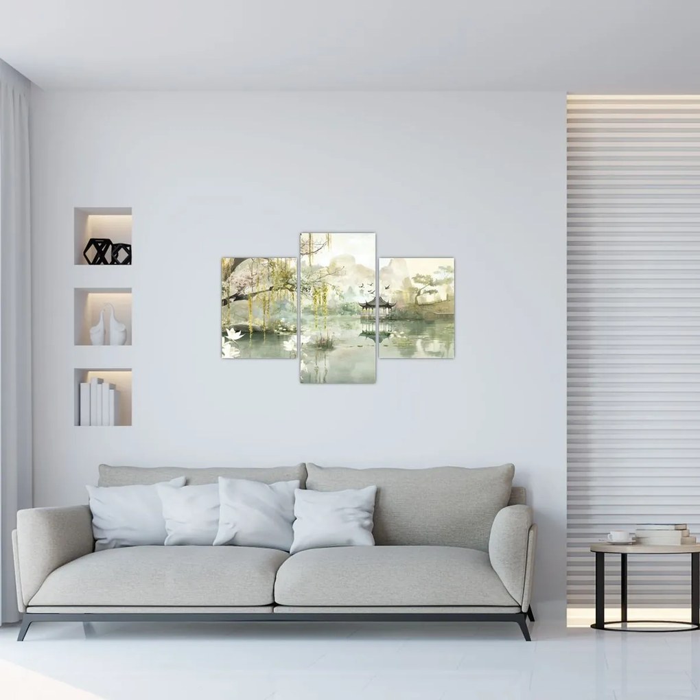 Tablou - Lac Chinezesc (90x60 cm)