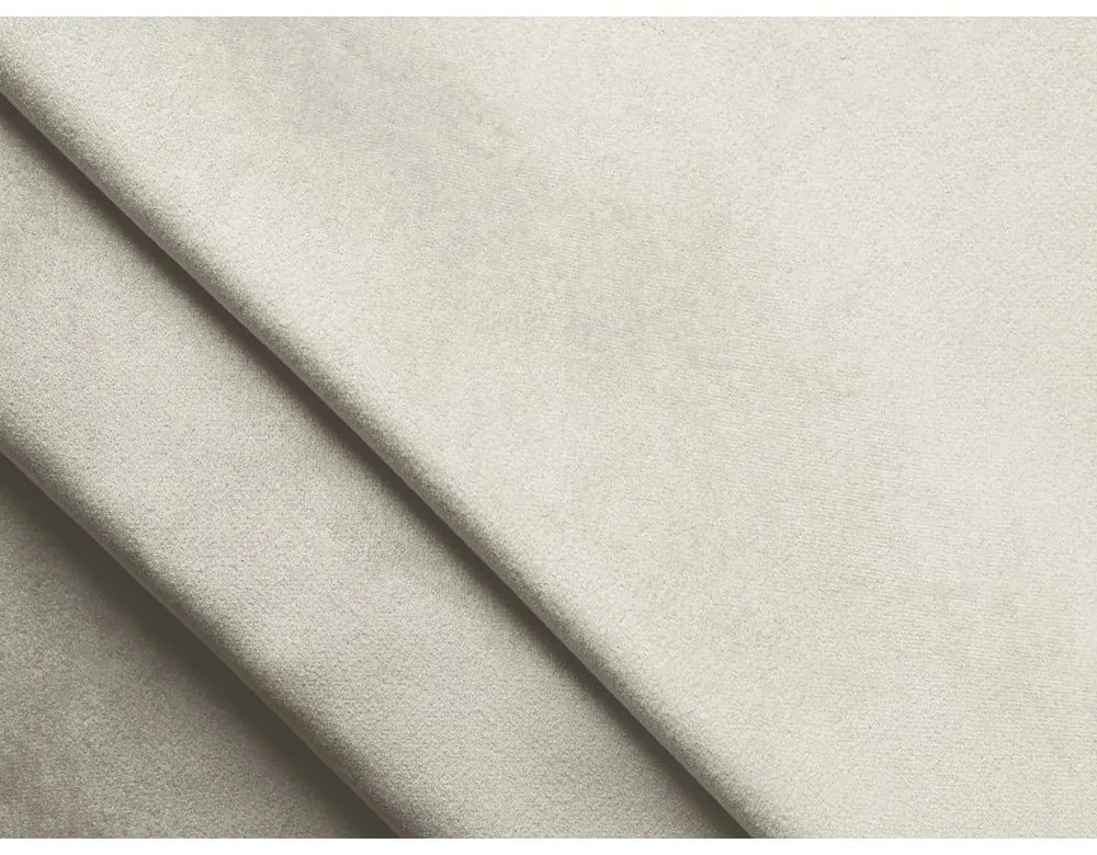 Taburet modular alb cu tapițerie din catifea Lokua – Makamii