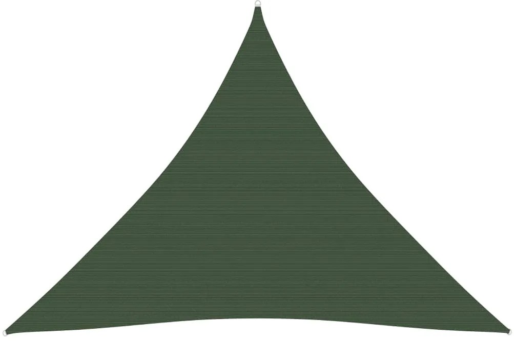 Panza parasolar, verde inchis, 3,6x3,6x3,6 m, HDPE, 160 g m   Morkegronn, 3.6 x 3.6 x 3.6 m