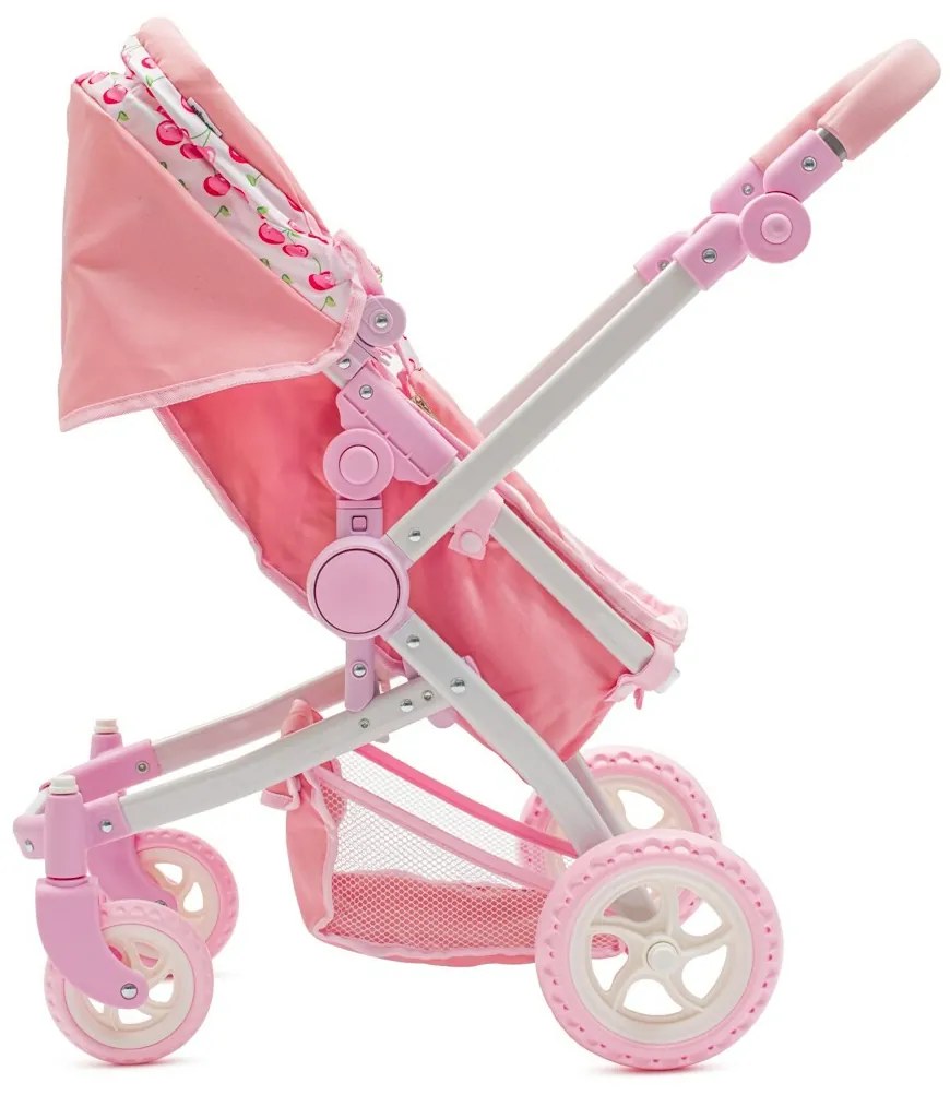 Cărucior pentru păpuși Baby Mix 2in1 Sophie roz,63,5 x 37 x 63,5 cm