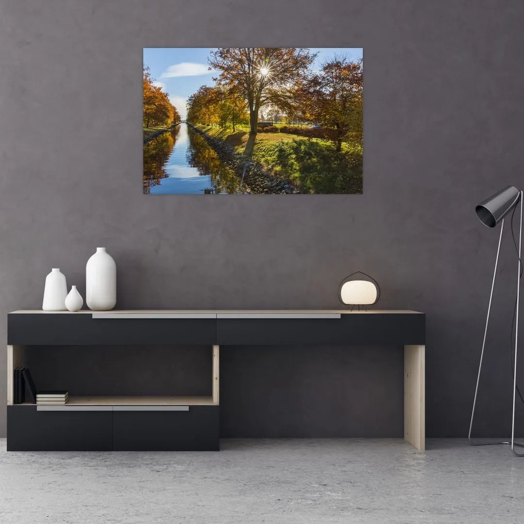 Tablou cu canal de apă (90x60 cm)