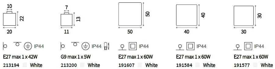 Plafoniera pentru exterior cu protectie IP44 LUNA PL1 MEDIUM 213194