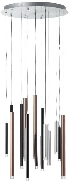 Brilliant - Lustră suspendată LED dimabilă pe cablu CEMBALO LED/70W/230V crom/negru/maro