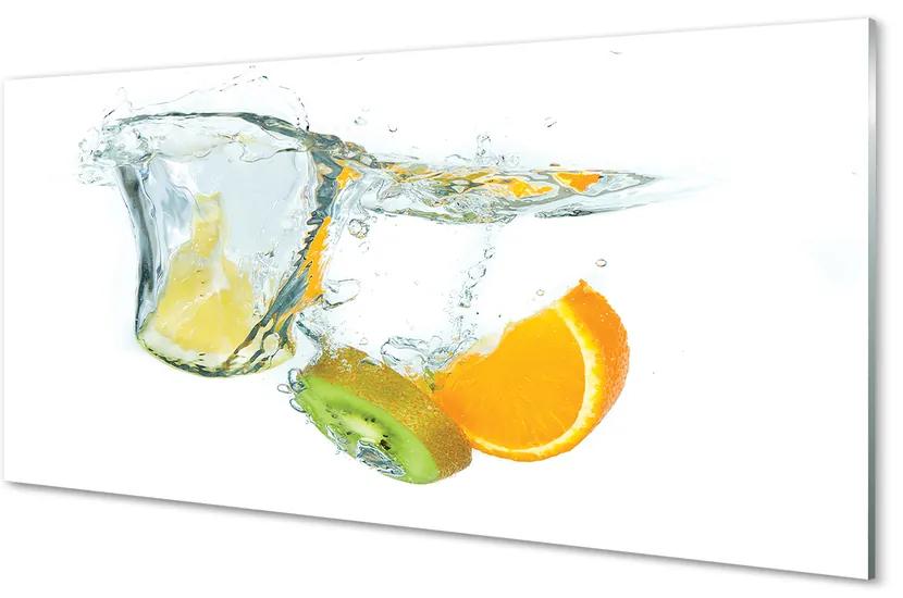 Tablouri acrilice kiwi orange Water