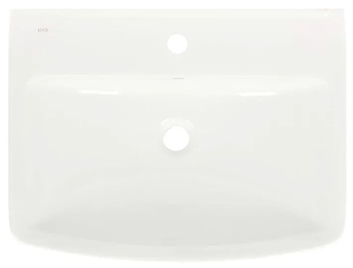 Set mobilier baie cu lavoar inclus alb, 50 cm, Kolo Geberit Group, Rekord 515x412x591 mm