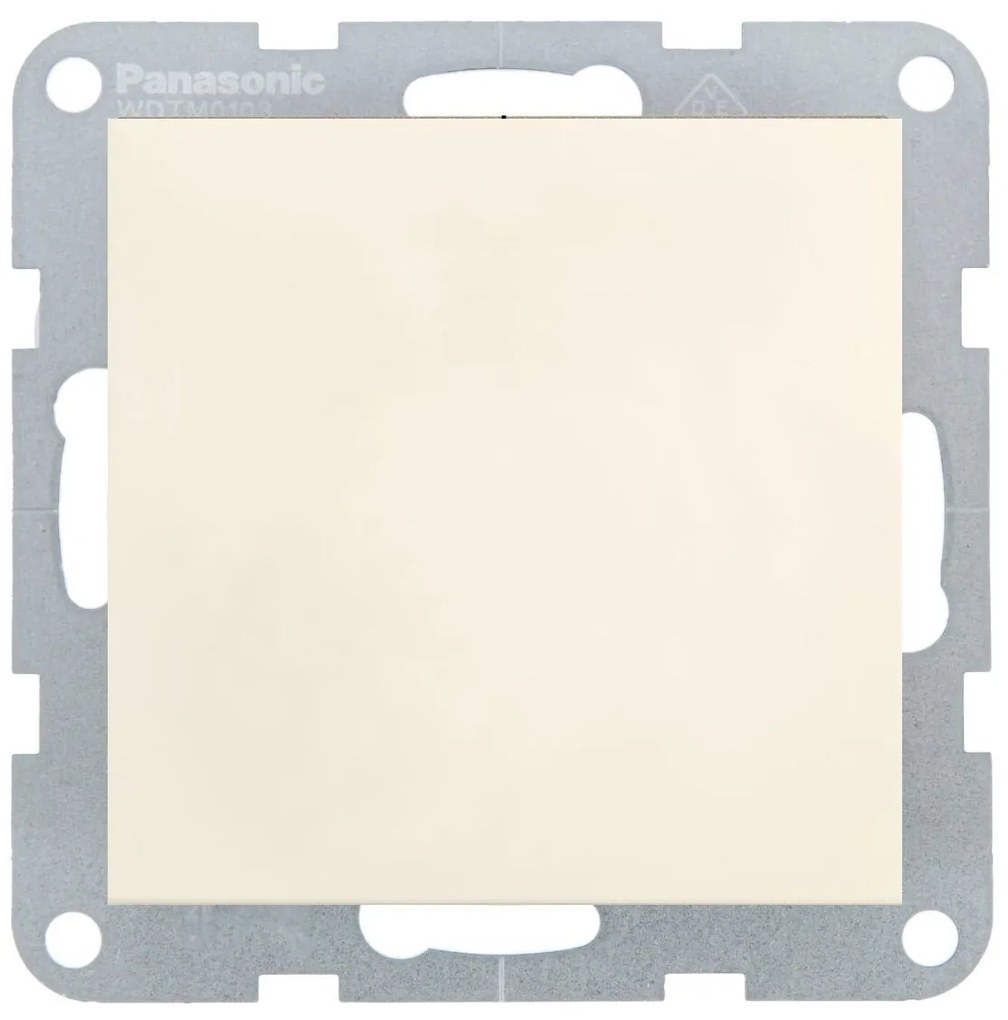 Intrerupator simplu 10A, IP20, Bej, Panasonic Karre Plus 55