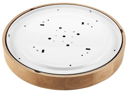 Brilagi - Plafonieră LED CARVALHO 4xE27/60W/230V, stejar, diam. 57,5 cm