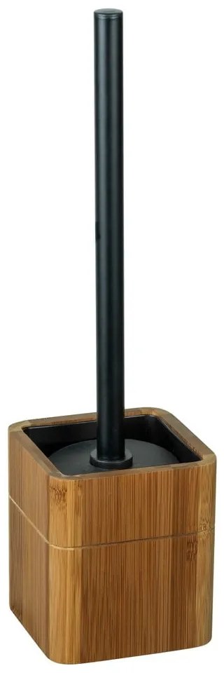 Perie de WC maro din bambus Serro – Wenko