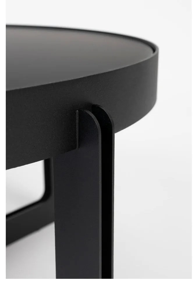 Măsuță de cafea neagră rotundă Centre – Zuiver