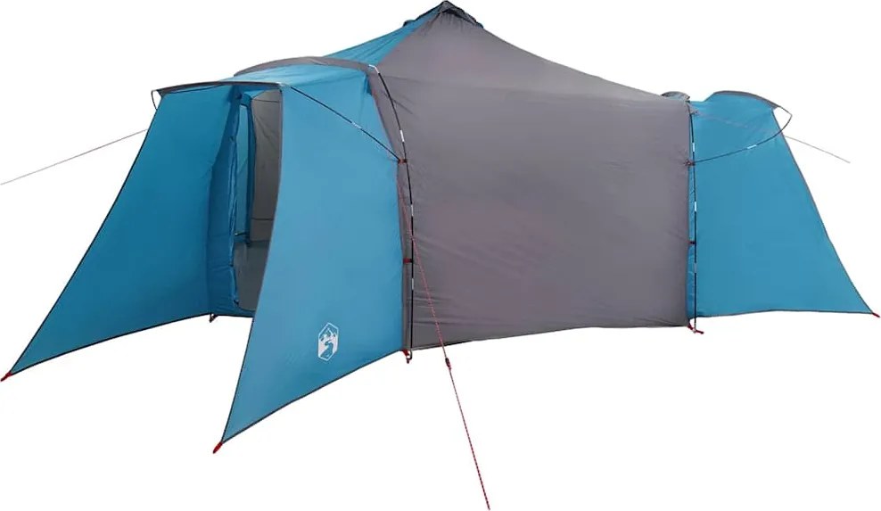 vidaXL Cort Tipi cu acoperiș albastru 492 x 492 x 275 cm tafta