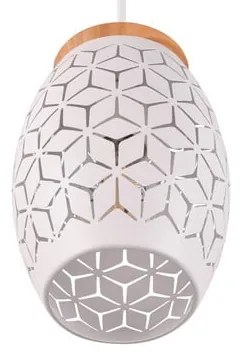 Lustră albă ø 15 cm Bidar – Reality