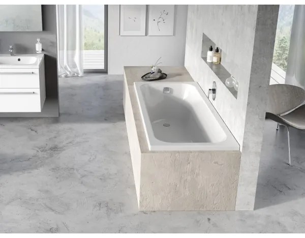 Ravak C741000000 - Cadă CHROME 170x75 cm, acrilică, albă