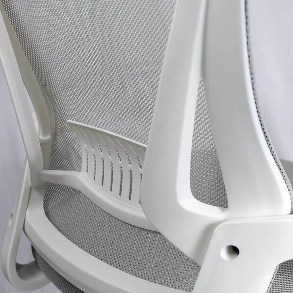 Scaun de birou pentru copii din mesh OFF 433 gri