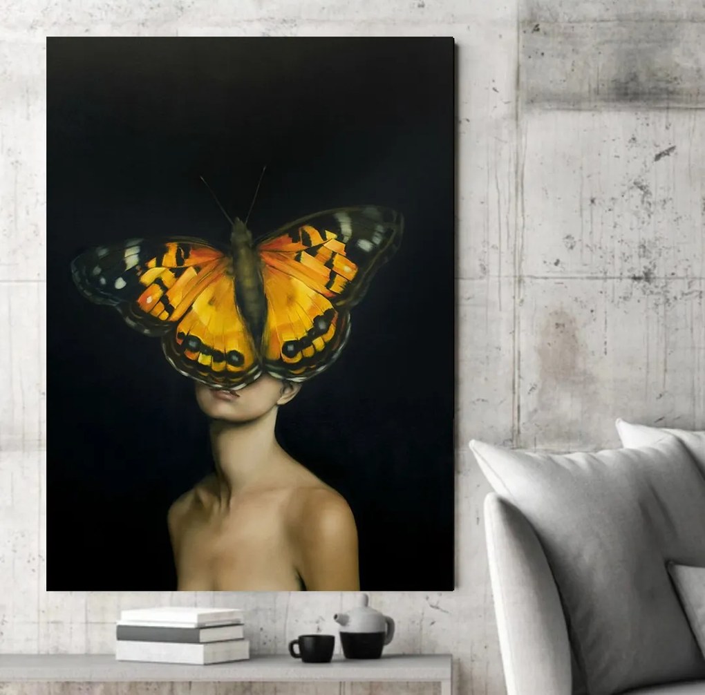 Tablou canvas Butterfly Mind 120x80 cm