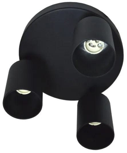 Lampă spot FARGO 3xGU10/30W/230V negru