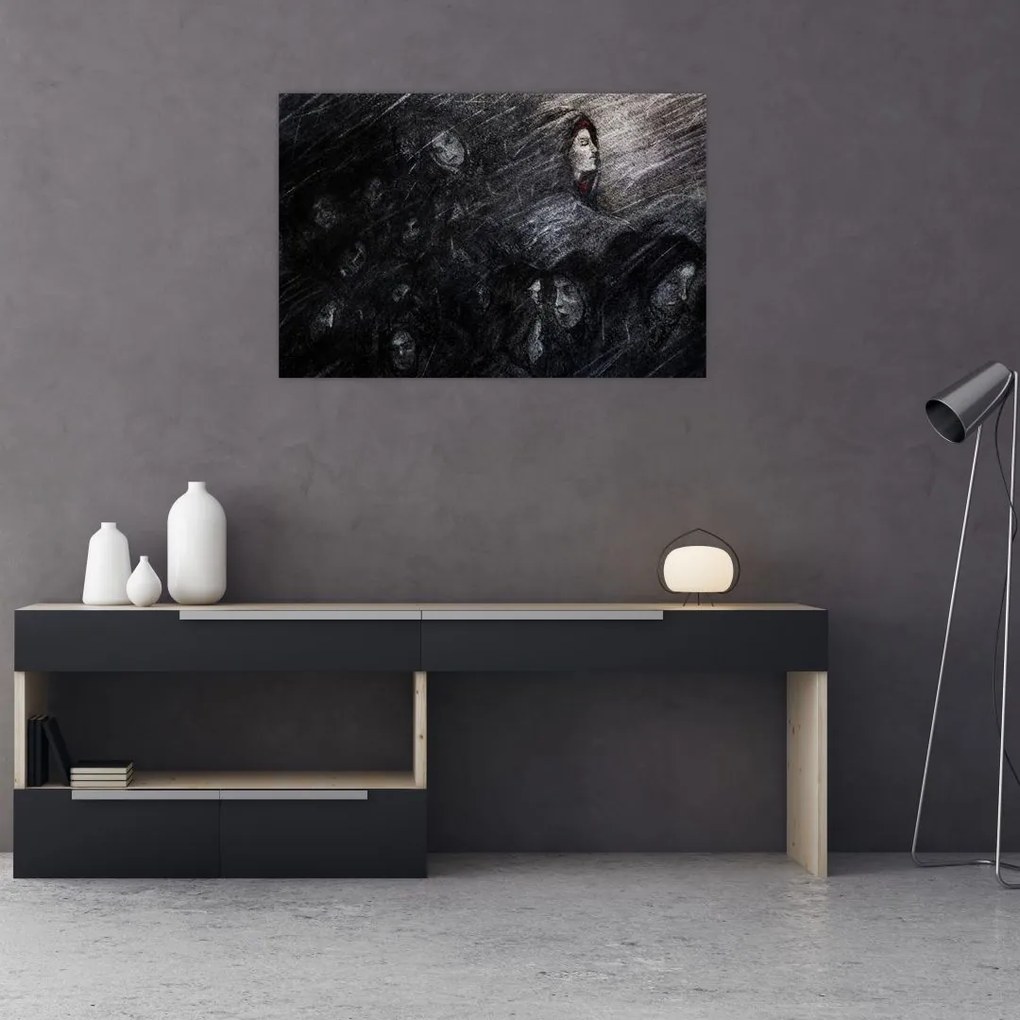 Tablou - Tristețe și renunțare (90x60 cm)