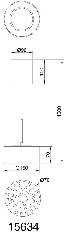 Pendul LED design modern FOGSY
