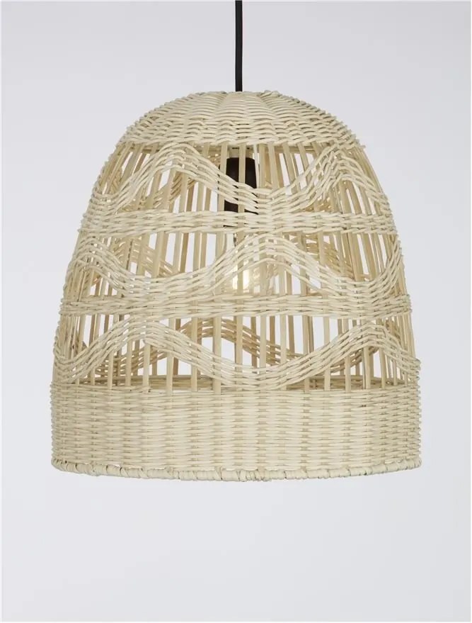 Lustra / Pendul modern design natural ratan MARLO D-30cm