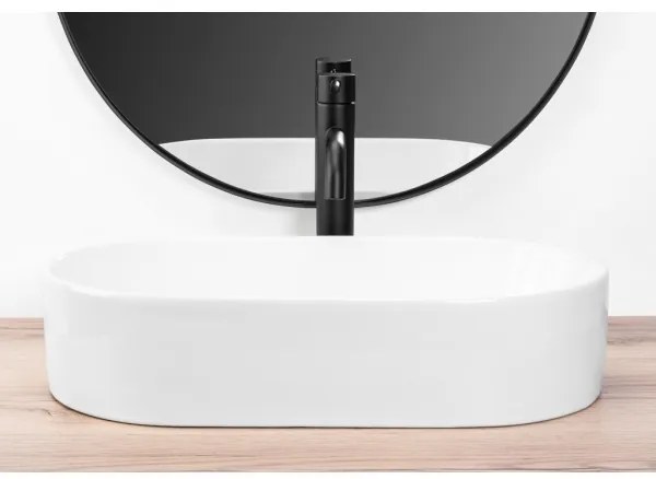 REA-U9108 - Lavoar LAYLA pentru blat 30x53 cm ceramică/alb lucios