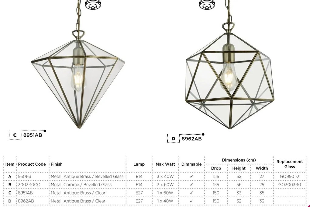 Lustra stil traditional Lanterns 3L crom 3003-10CC SRT