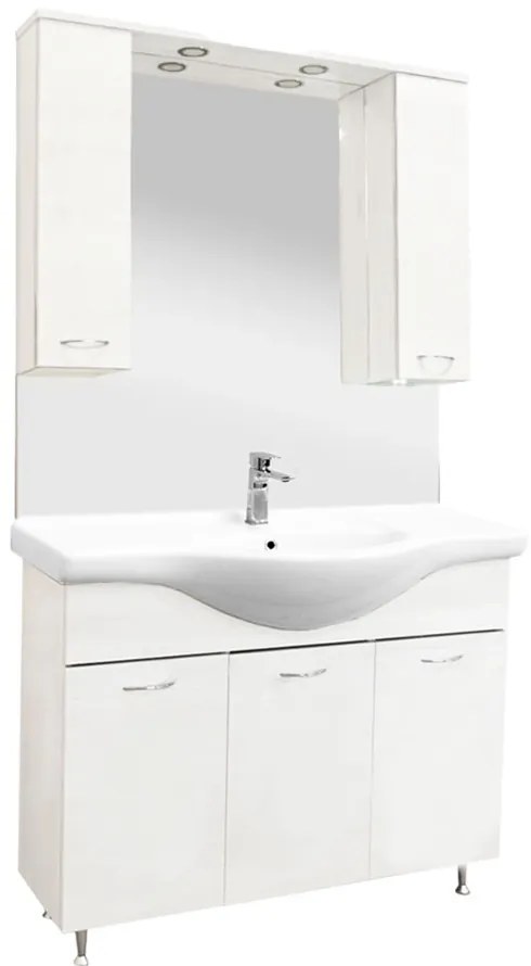 Mobilier complet de baie Vanessa 105 alb