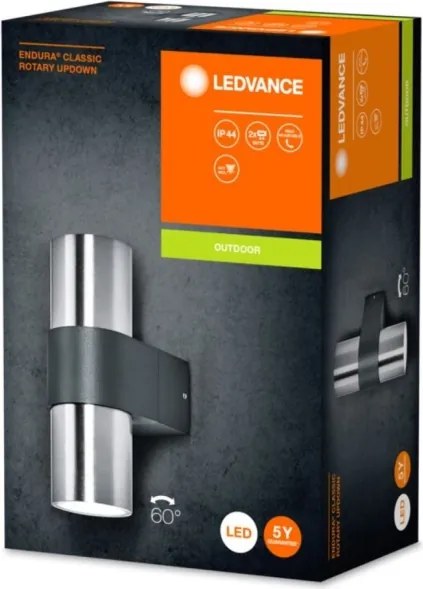 Aplică de exterior ENDURA ROTARY 2xGU10/5W/230V IP44 Ledvance