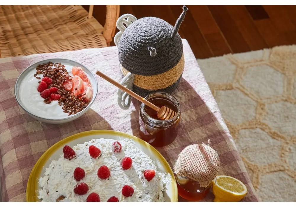 Coș de jucării pentru copii din material textil ø 15x15 cm Baby Bee – Lorena Canals