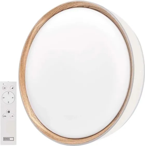 Plafonieră LED reglabilă ILVI LED/45W/230V 2700-6500K Ø 50 cm alb/bej+telecomandă