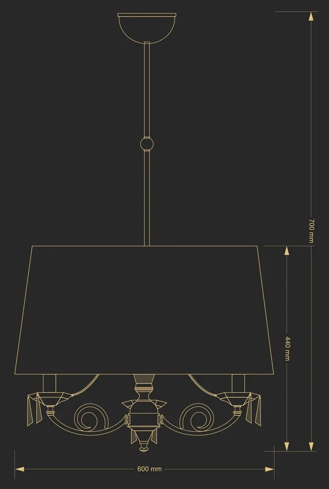 Lustra design clasic cristal Asfour Monza