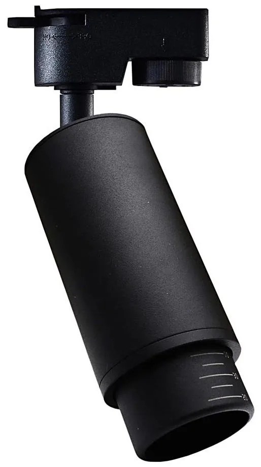 Spot pentru sistem de șină MICA 1xGU10/25W/230V negru
