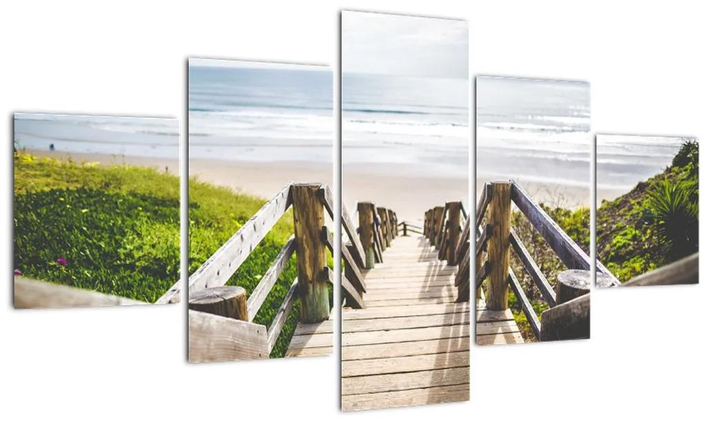 Tablou - Intare pe plaja (125x70 cm), în 40 de alte dimensiuni noi