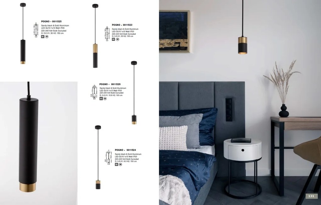 Pendul modern minimalist tip spot POGNO