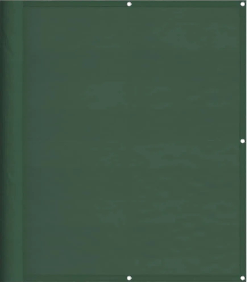 vidaXL Paravan de balcon verde închis 120x1000cm 100% poliester oxford